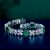 18K AU750 White Gold Bracelet Super Flash Moissanite Passed Diamond Test Wedding Jewelry Anniversary zh58330