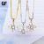 Genuine 18K White Yellow Rose Gold 1ct Moissanite Pendant D Color VVS1 Lab Diamond Excellent Cut for Women with Certificate